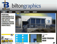 Tablet Screenshot of biltongraphics.com.au